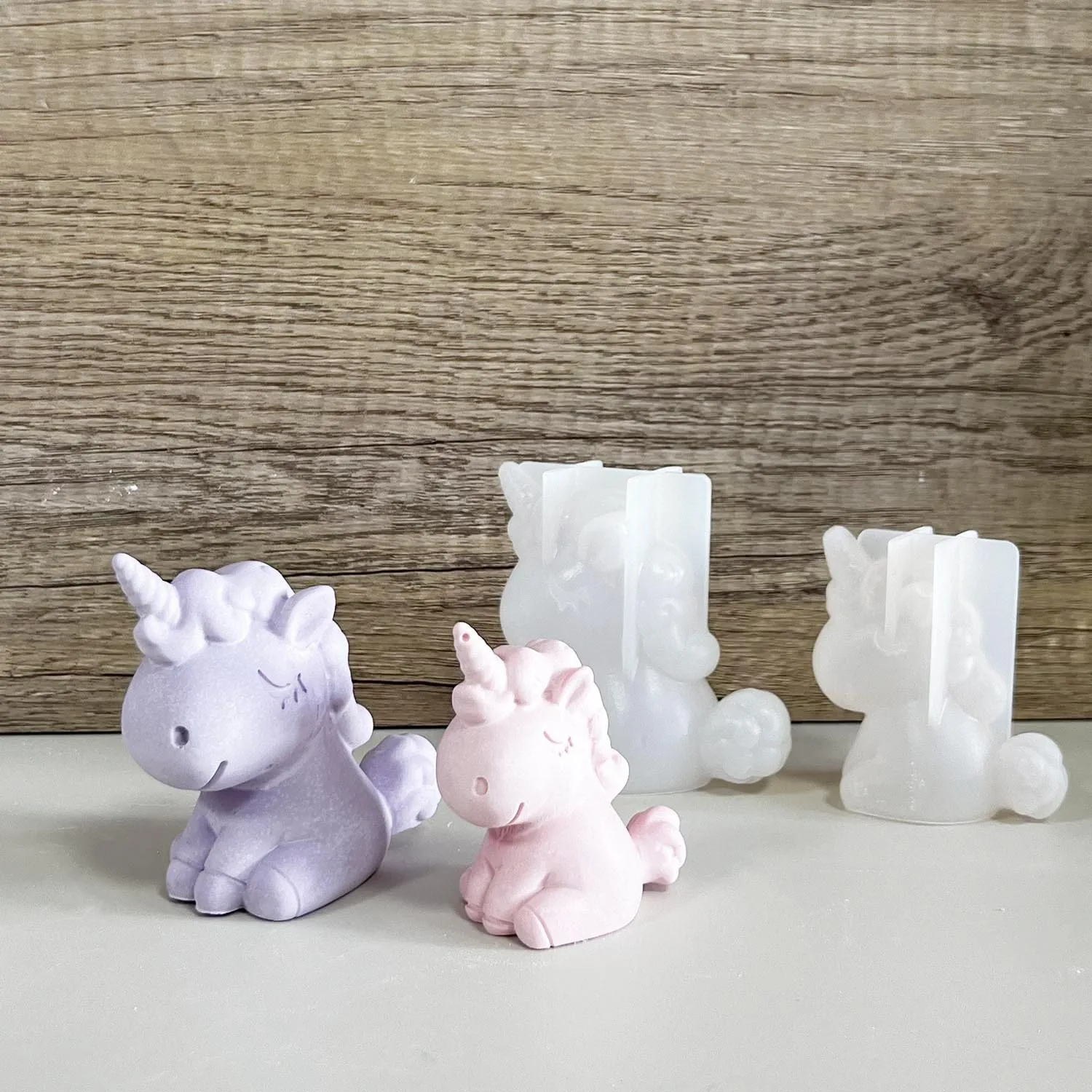 Eco Soap - 3D Geometrische Siliconen Eenhoorn Kat Herten