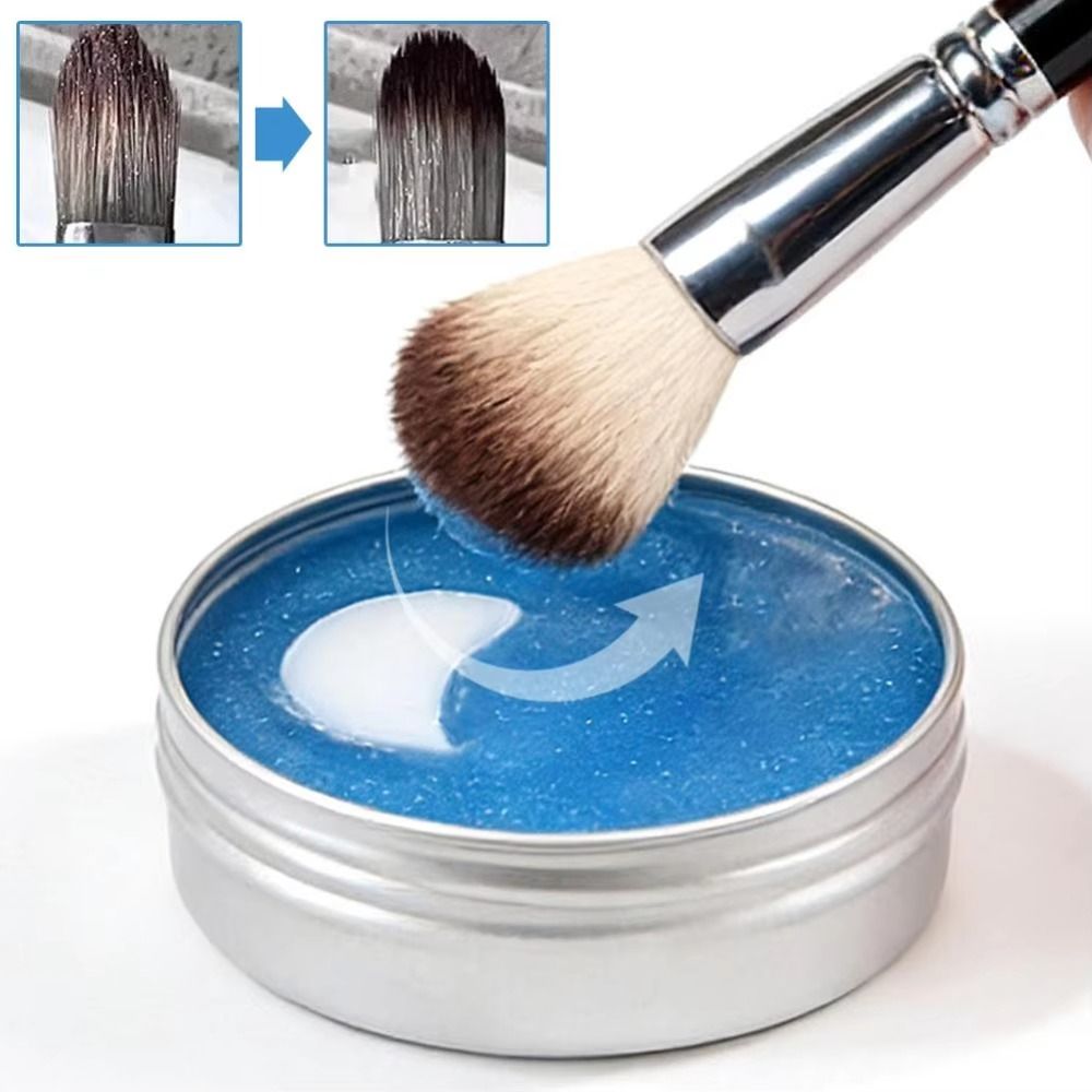 Eco Sponge - met siliconenmat, make-upborstelreiniger, zeep voor een