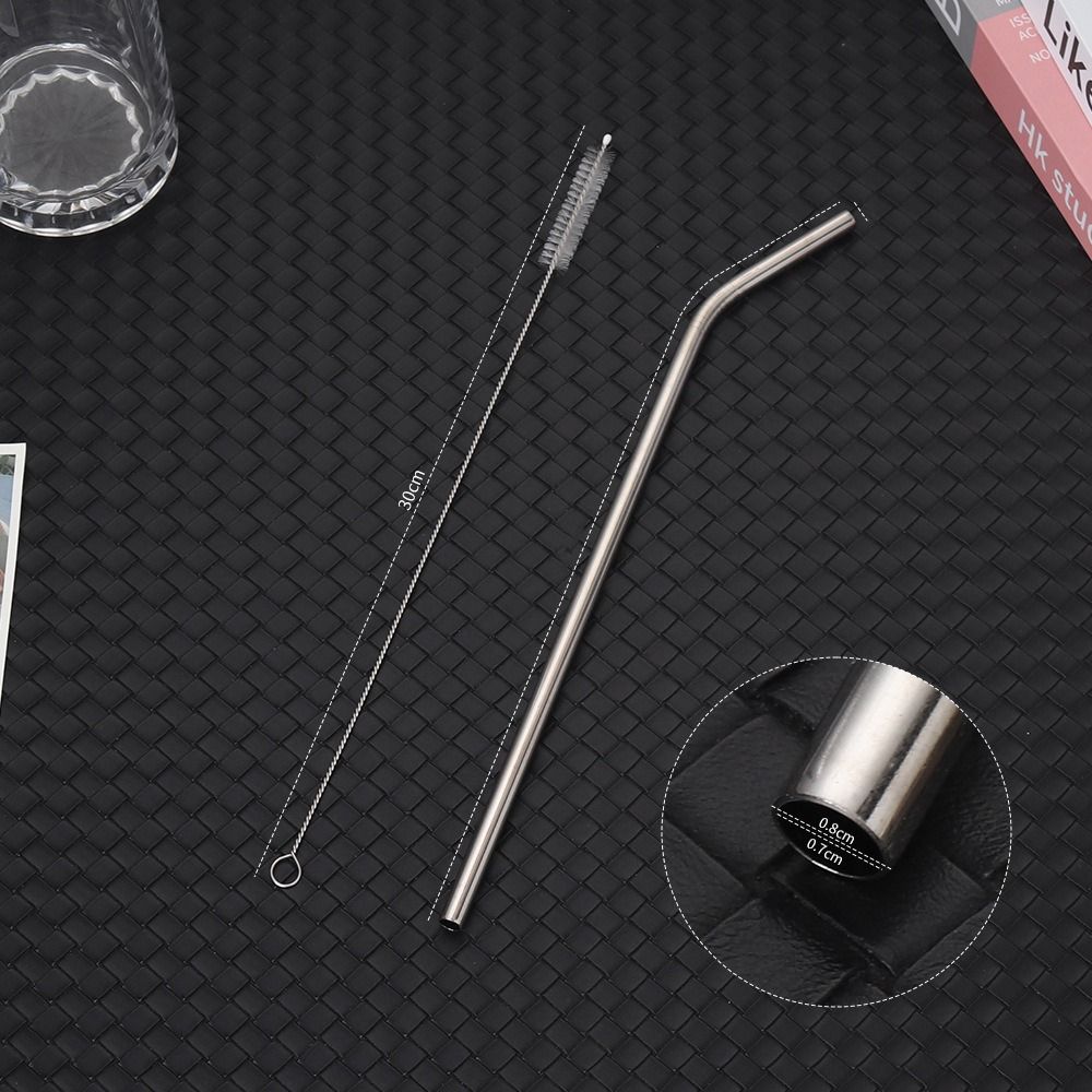 6 Stuks Rechte Gebogen Roestvr - Reusable Straw recensie en prijs