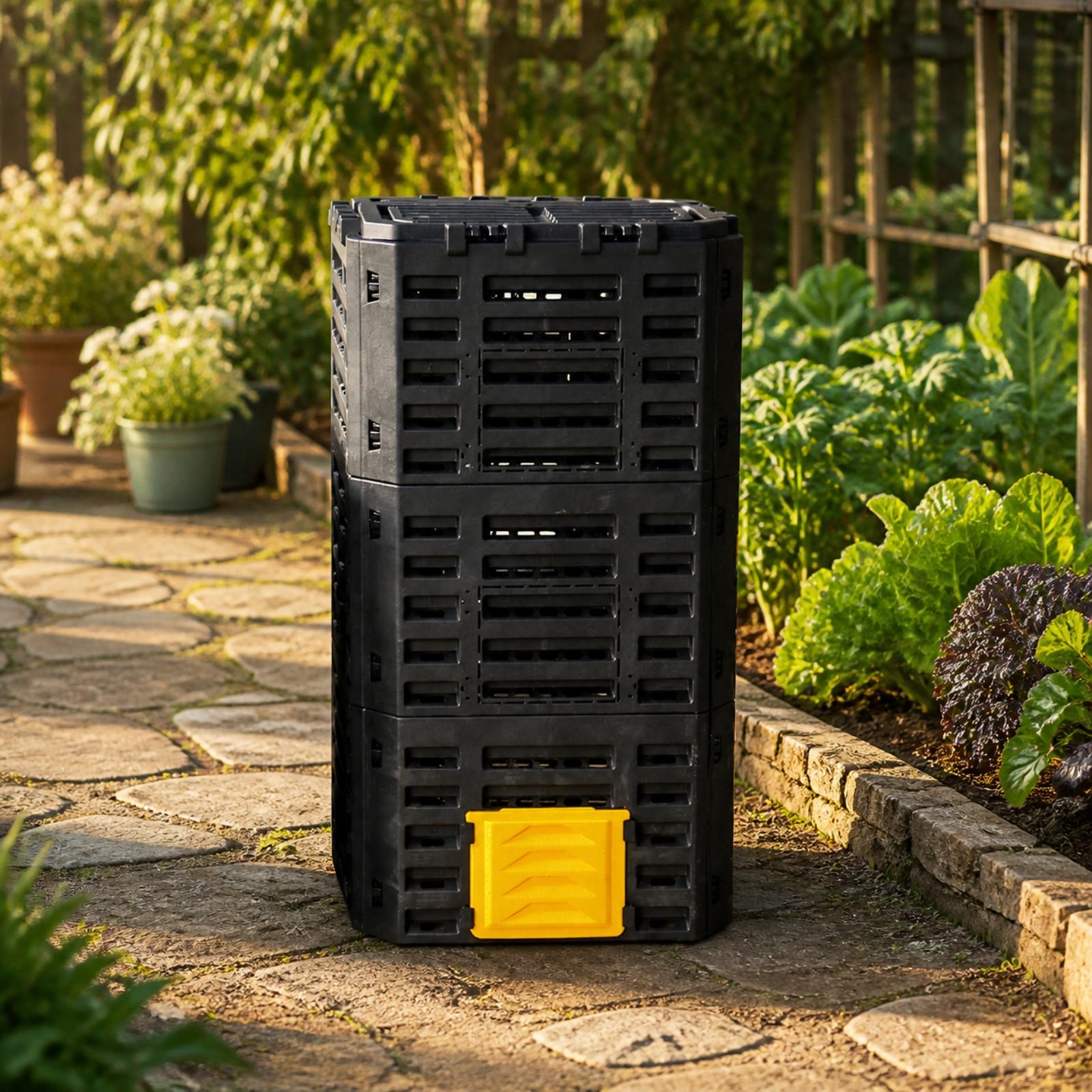 Compostcontainer voor buiten,  - Compost Bin recensie en prijs