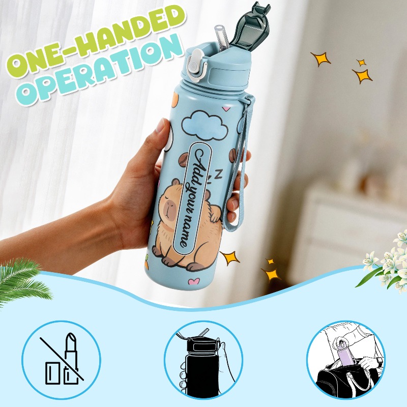 750ml Herbruikbare sportwaterf - Reusable Straw recensie en prijs