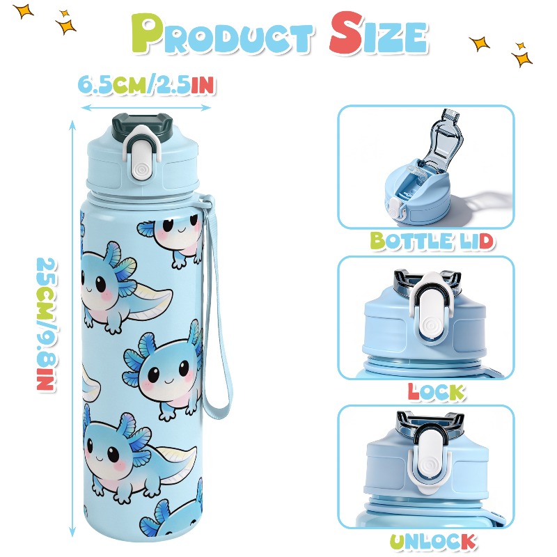 750 ml herbruikbare waterfles  - Reusable Straw recensie en prijs